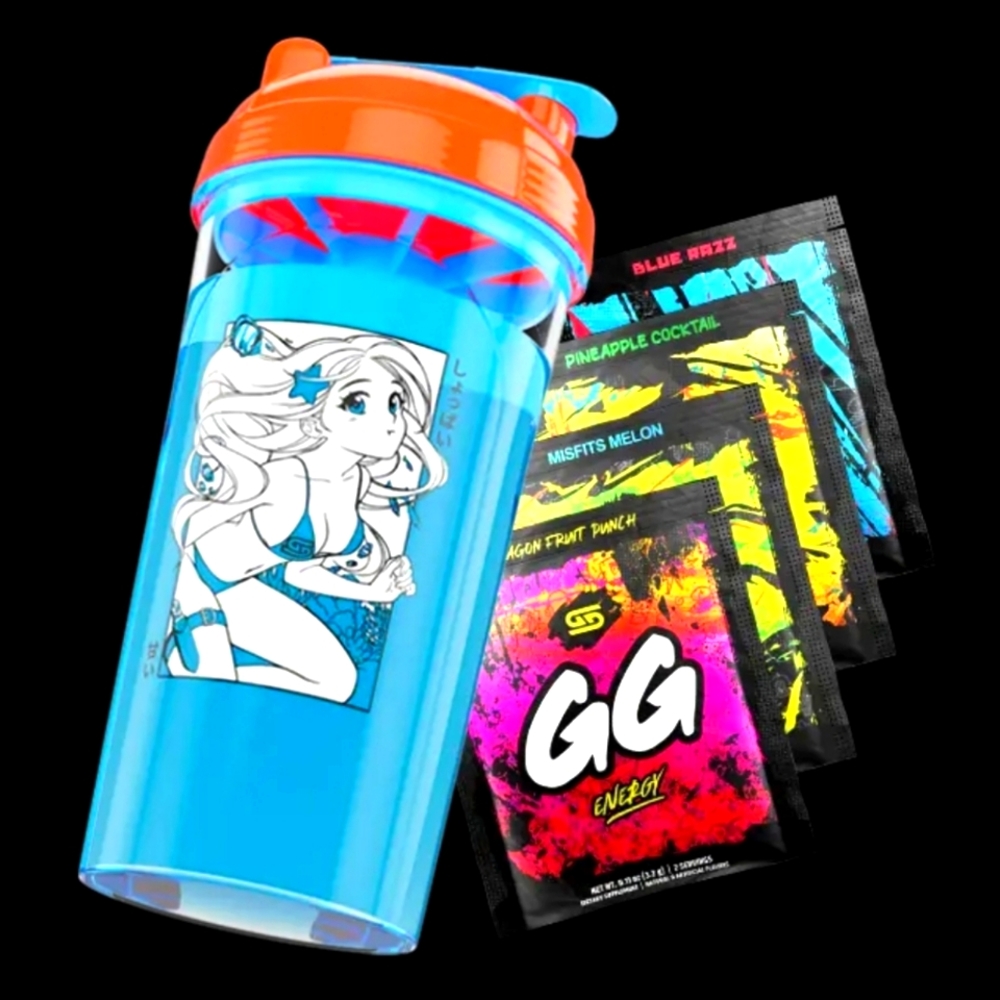 GamerSupps Waifu Cups Season 2.6 "Underwater" Limited Edition Shaker Cup